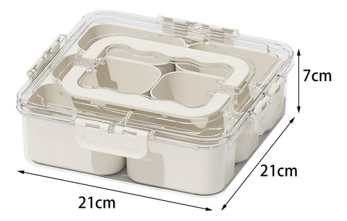 Contenedor De Comida Dividido, Caja Divisoria De M
