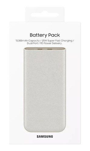 Samsung Batería Externa 10000 25watts Carga Súper Rápida 25w
