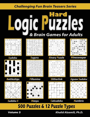Libro: Rompecabezas De Lógica Difícil Y Juegos Mentales Para