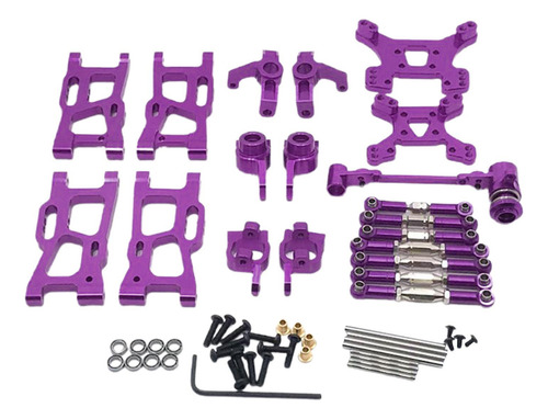 Kits De Upgrade Metal Parte Para Wltoys 1:12 1:14 Rc Roxa