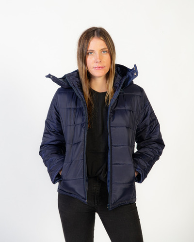 Campera Puffer Niza Con Capucha Desmontable