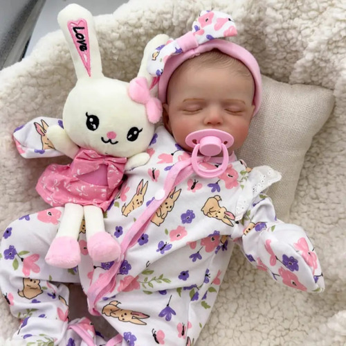 Bebé Reborn Original Cuerpo Algodón Suave Samantha Doll