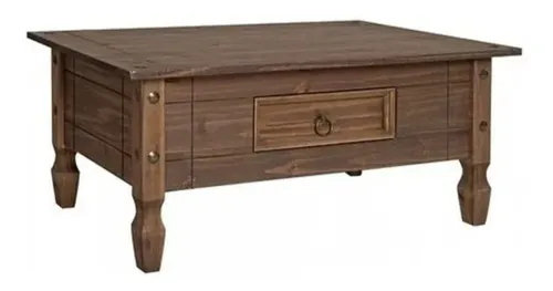 comprar Mesa Ratona Living Rustica Mexicano Madera Maciza
