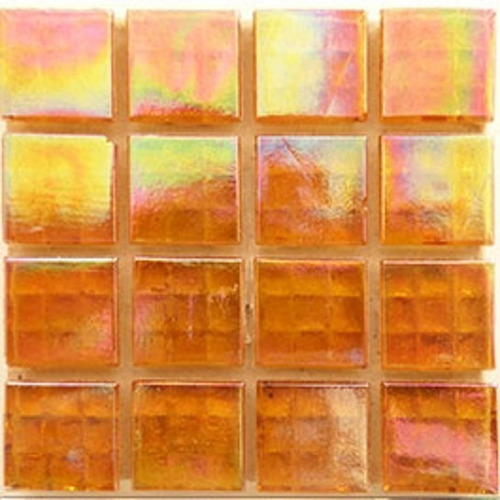Mosaico Vidrio Ra Amber Piscina 2x2 Caja De 1.07 Ms²