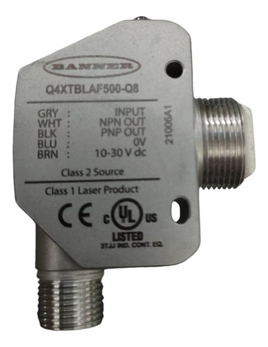 Banner Q4xtblaf500-q8 Sensor Laser Ajustable, Sin Caja