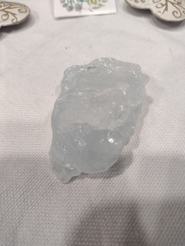 Aguamarina Cristalizada Natural Calidad Prem( 5.5 Cm 41 Grs)