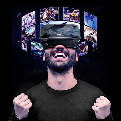 Lentes Gafas De Realidad Virtual Para Celular Vrg Pro Color Negro
