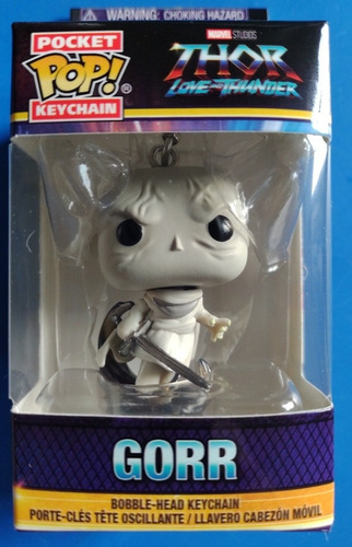 Imagen 2 de 2 de Funko Pop Llavero Gorr * Thor Love & Thunder