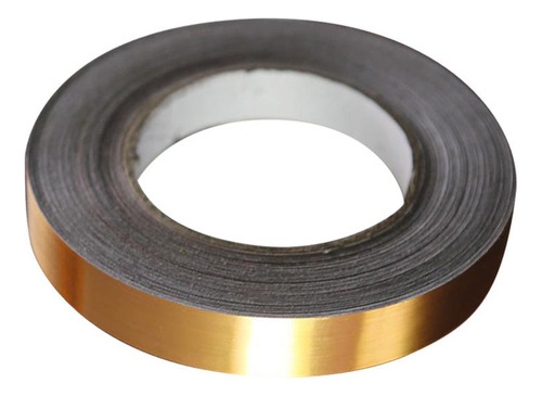 Etiqueta Engomada De Pared Lámina Dorada 5mm X 50m
