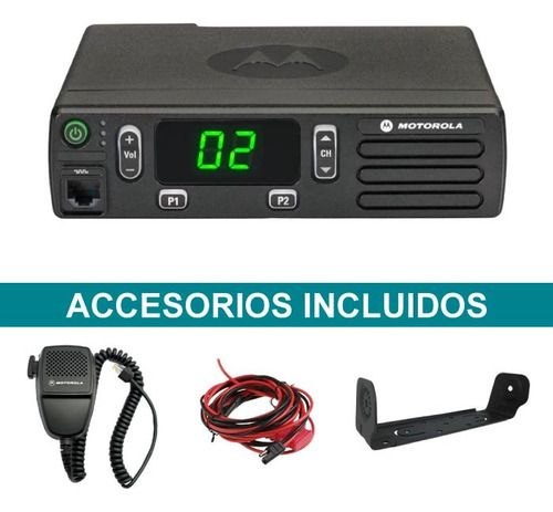 Radio Base Motorola Dem 300 Digital Y Analogica De Vhf O Uhf