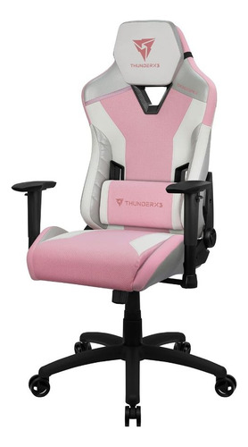 Silla Gamer Aerocool Thunderx3 Tc3 Sakura Blanco Y Rosa 6