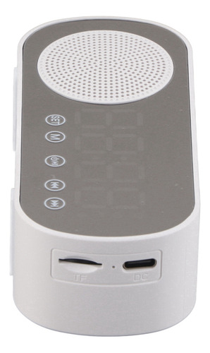 Reloj Despertador Digital Reloj De Espejo Con Altavoz
