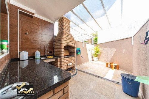Sobrado Com 3 Dormitórios À Venda, 128 M² Por R$ 520.000 - Parque Das Nações - Santo André/sp - So0933