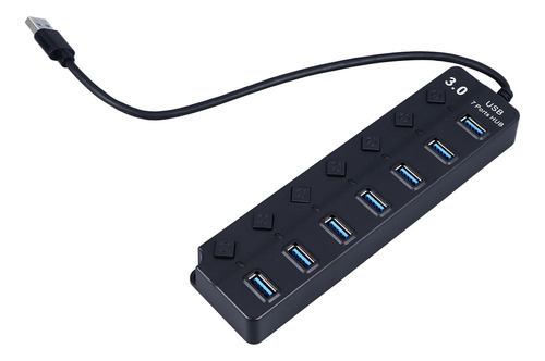 Hub De Dongle Usb C 7 En 1, Hub De Datos De Puerto Compacto