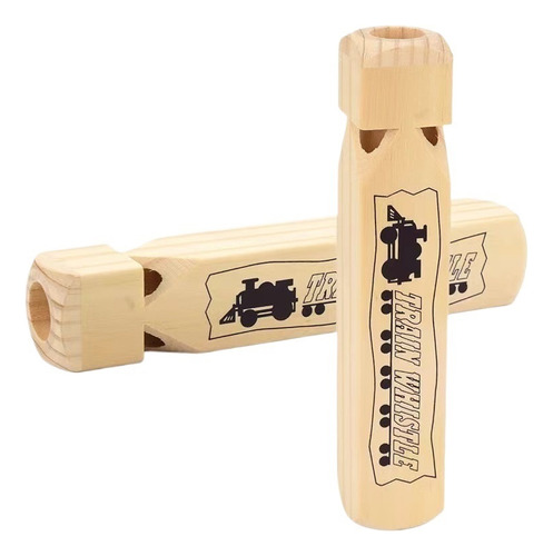4 Tone Solid Wood Train Whistle, Made Whistle