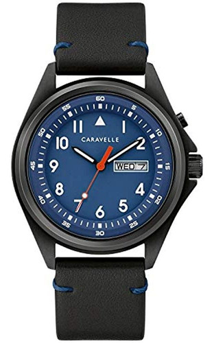 Caravelle Traditional Quartz De Acero Inoxidable Para Hombre