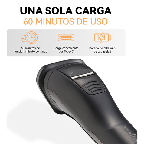 Rasuradora para Barba Eléctrica BOMIDI Afeitadora Moderna Recargable