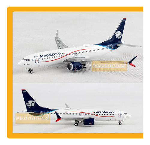 Avion Aeromexico Boeing 737 Max 8 Xa-mag 1:400 Gemini Jets (Usado)