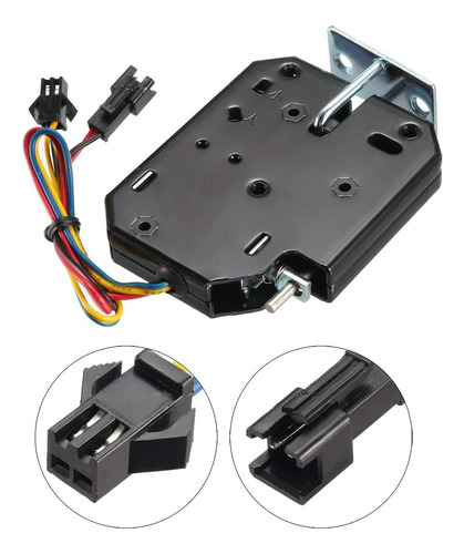 Uxcell Dc 6v 1.5a Bloqueo De Solenoide Electromagnético Elec