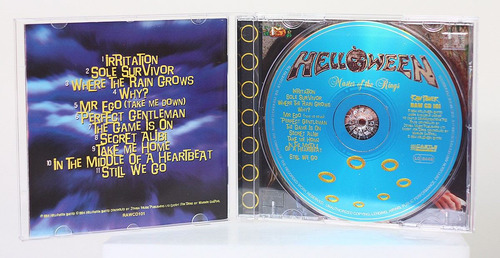 Helloween Master Of The Rings 1ra Ed.1994 Uk Raw Power Nuevo