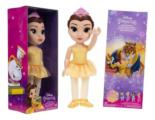 Muñeca Disney Princess Bella Ballet Doll 38 Cms Tapimovil 