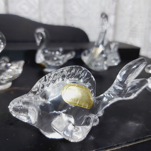 Lote Decoração Enfeite Cristal Com 5 Unidades