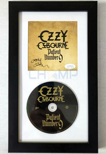 Cd Firmado Ozzy Osbourne Autografo Patient Number 9 Album