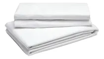 Comprar Juego Sabana Blanca 1 1\u002F2 Pl Percal 144 Hilos Algodon Hotel 