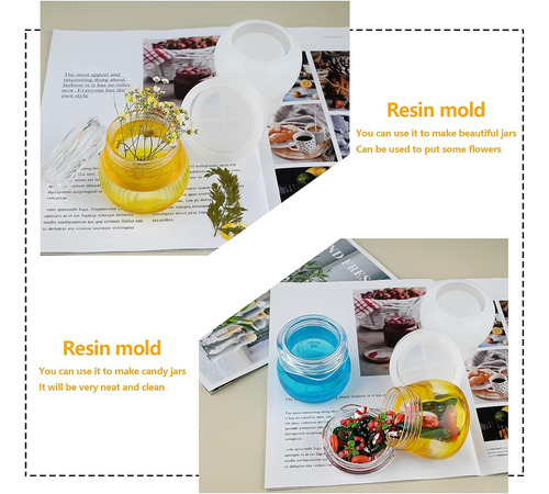 Molde Resina Silicone Para Garrafas Potes De Pudim Com Tampa