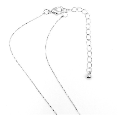 Imagen 3 de 4 de Collar Mujer Giratorio Copo Nieve Navidad Cristales Plateado