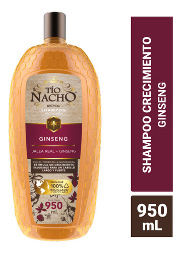  Shampoo Tío Nacho Ginseng Anti Caída 950 Ml