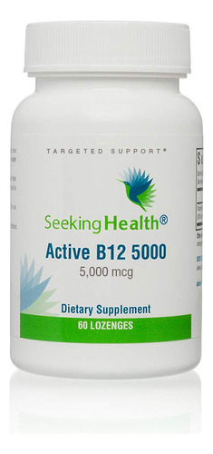 Seeking Health - Pastilla Activa B12 5000, Vitamina Sublingu