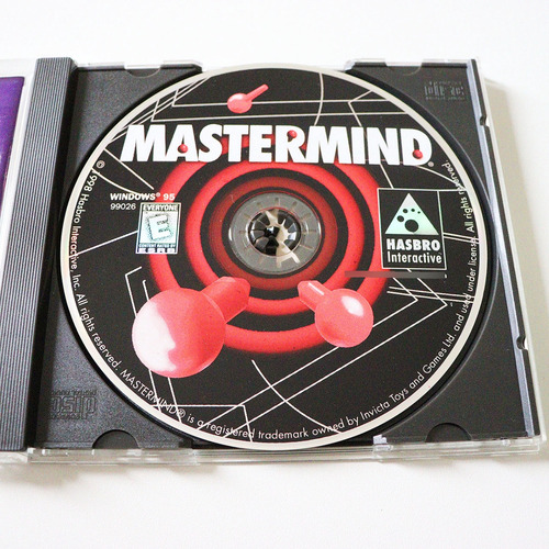 Cd-rom Jogo Mastermind (hasbro Interactive, 1998) Pc Retrô (Usado)