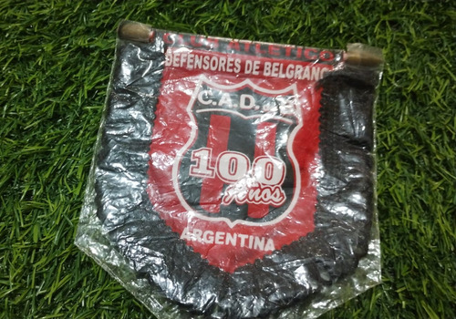 Antiguo Banderín Defensores De Belgrano (Usado)