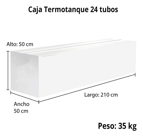 Calentador Solar Fenix 24 Tubos 290 Litros Baja Presión