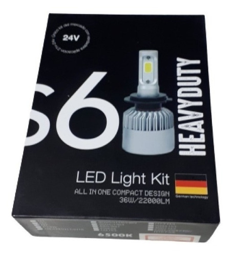 Imagen 5 de 8 de Juego Led Cree S6 24v H4 H1 H7 H11 Camiones Micros Envios!