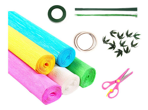 Ancha De Papel Crepé De Papel Crepé De 250 Cm X Estilo B
