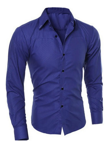 Camisa Formal Tipo Blazer Para Hombre, Camisas De Vestir Bás