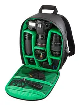 Comprar Mochila para fotografía, cámaras, lentes y accesorios, color verde
