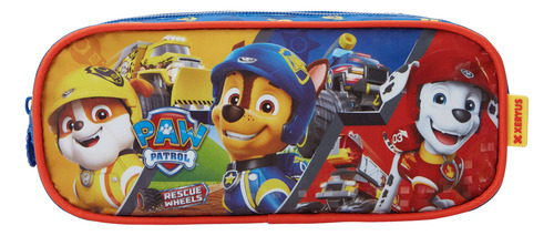 Estojo Duplo Escolar Patrulha Canina Rescue Wheels Xeryus