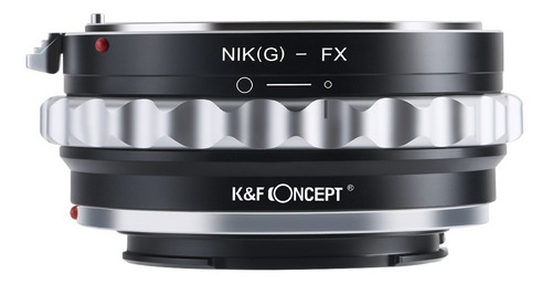 Imagen 1 de 7 de Adaptador Lentes Nikon A Fujifilm Fx K&f Control Apertura