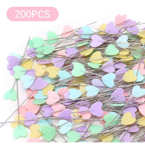 Alfileres Rectos Multicolores De 200 Unidades Para Costura