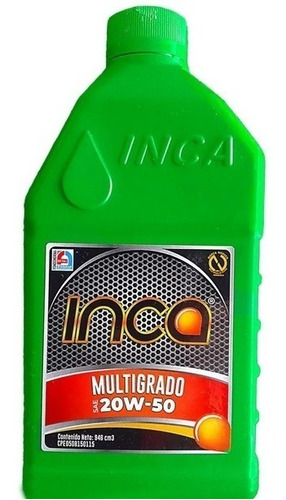 Aceite Mineral Marca Inca Oil 20w50 Sellados