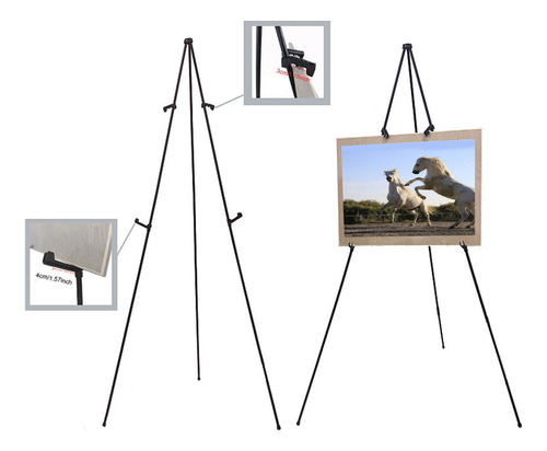 Soporte Telescópico Para Pintura En Lienzo, Base Ajustable