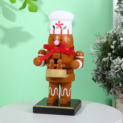 Adorno Navideño Gordo De 16 Cm, Diseño De Marioneta Con Form