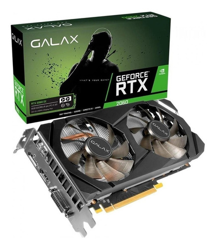 Imagem 1 de 3 de Placa de vídeo Nvidia Galax  GeForce RTX 20 Series RTX 2060 26NRL7HPX7OC 6GB