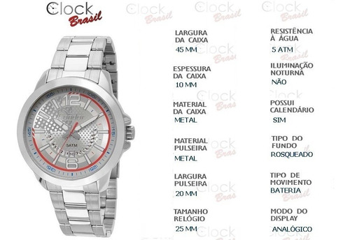 Relógio Condor Masculino Co2115xi 3k