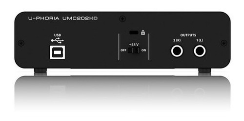 Interfaz Audio U-phoria Behringer Umc202hd + Envío Express