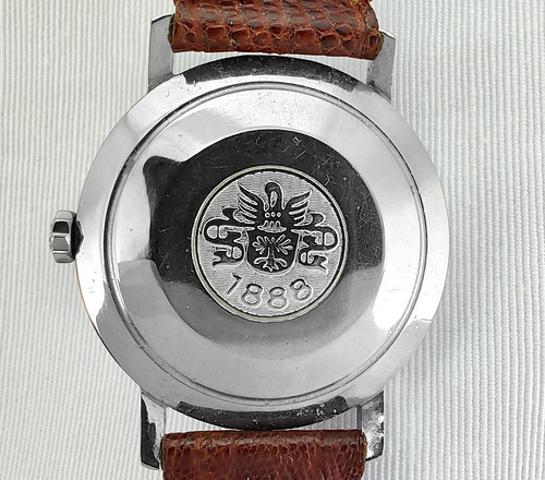Reloj Bucherer, Automático, Raro, Cuadrante Repintado Marrón Claro Plateado Negro (Usado)