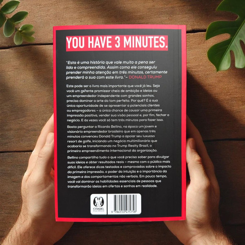 Livro 3 Minutos Com Trump - Descubra Os Segredos De Um Líder Visionário, Como Ele Superou Desafios E Como Você Pode Aplicar Isso Na Sua Jornada Pessoal